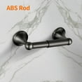 thumbnail image 3 of 8 Pieces Bathroom Hardware Set Brushed Nickel Adjustable Expandable Towel Bars Towel Ring Wall Mount Toilet Paper Holder Towel Hooks Towel Racks Hand Towel Holder (8 Pcs Black), 3 of 12