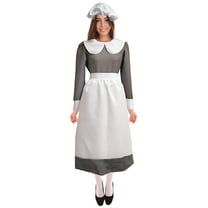HPO Adult Women's Maid Costume | Grey and White Cosplay Costume