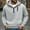 Gray a, variant on Zylanna Men's Hooded Sweatshirts with Pockets, Solid Color Casual Half-Zip Soft & Warm Sport Hoodies Pullover for Men Black