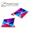 thumbnail image 3 of Smart Wake-up Case Compatible with Apple iPad 10.9 10th 2022 Shockproof Leather Silicone Cover Shell Ultra Thin Shock iPad Case (10.9 inch, Rose red), 3 of 6
