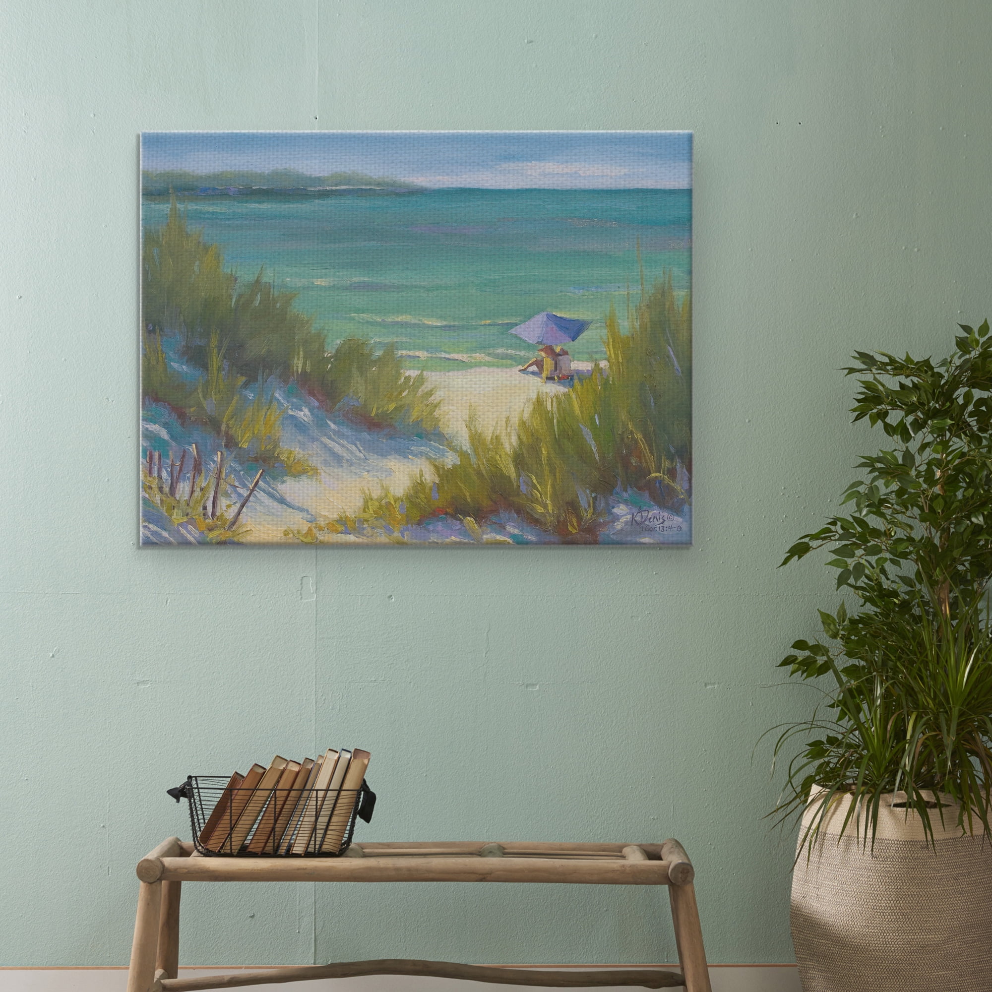 Masterpiece Art Gallery The Right Ocean Path by Kathleen Denis Canvas Art Print 30" x 40"