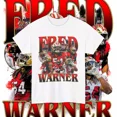 thumbnail image 2 of Fred Warner Shirt Graphic Tee Custom Vintage, 2 of 2