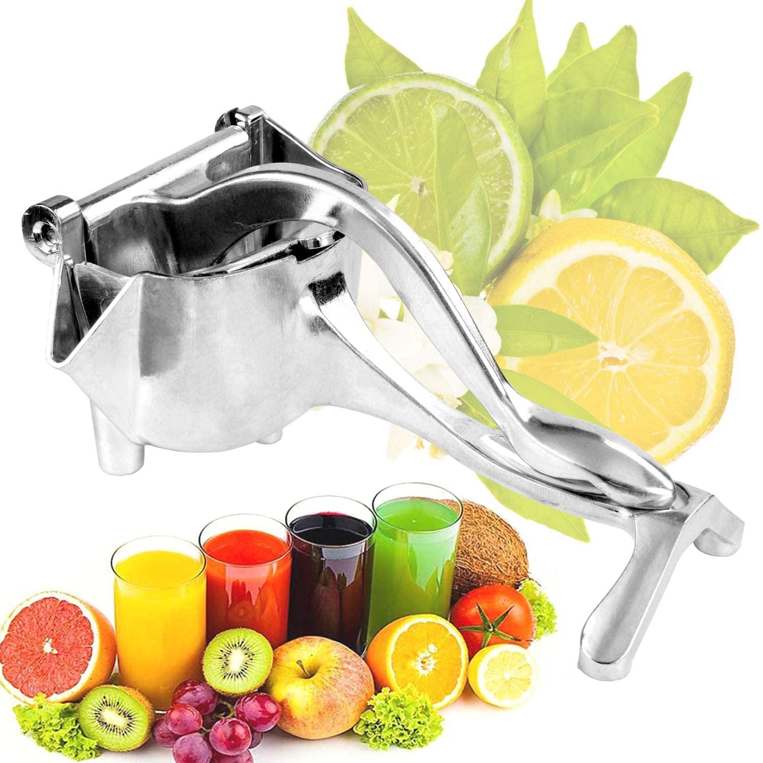 DOTSOG Manual Fruit Juicer Alloy Lemon Squeezer Citrus Press Heavy Duty 