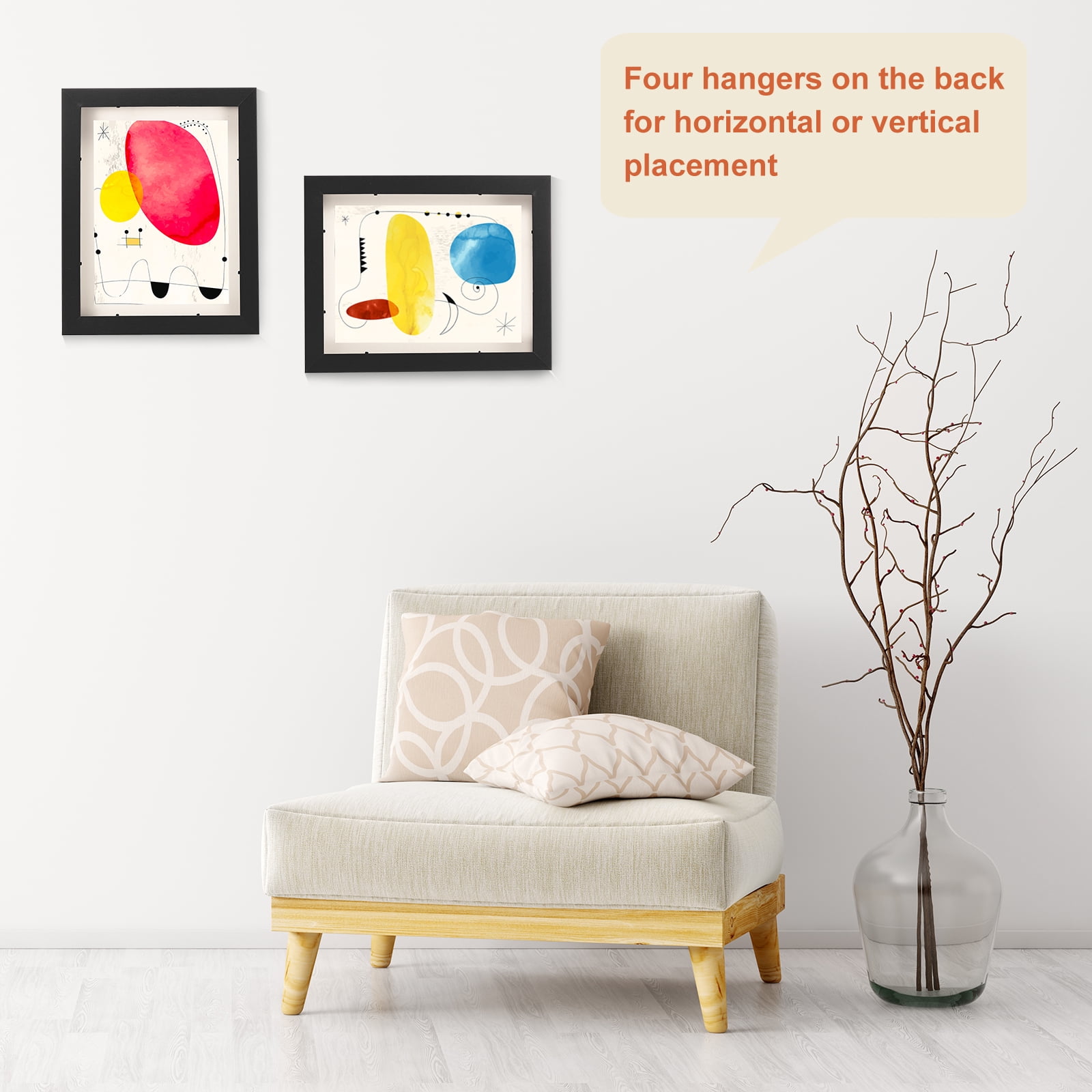 Art Frames Magnetic Front Open Changeable for Poster Paintings Artwork Photo Pictures, Black