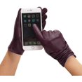 thumbnail image 3 of Women Leather Gloves Driving Ladies TouchScreen Gloves Ruched, 3 of 8