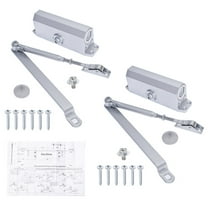 Commercial Door Closers, 45KG-65KG Force Dampping Door Closer for Home Hotels Guesthouses (2 Pack)