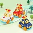 thumbnail image 2 of LNGOOR 3Pcs Cars Toys for 1 Year Old Boy Gifts Press and Go Cartoon Toys Cars for Toddlers 1-3 Baby Toys 12-18 Months Toddler Toys Age 1-2 One Year Old Boy Toys 1st Birthday Gifts, 2 of 5