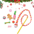 thumbnail image 2 of Juguetes navideños para gatos, calcetín navideño, juguetes surtidos, paquete variado de juguetes, juguete interactivo navideño para mascotas, gatos de interior, gatitos, 2 of 5