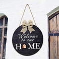 thumbnail image 6 of Diy Interchangeable Door Hanger, Welcome Home Decoration with Seasonal Signs, 11.8-Inch Door Decor for Indoor Outdoor Fireplace Wall Front Door, 1 Pc Pendant, 6 of 7