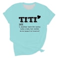 thumbnail image 2 of ALLLIST Crew Neck Women's Tops Short Sleeve Summer T-Shirts Blue Trendy Graphic Shirts Womens Clothing, 2 of 3