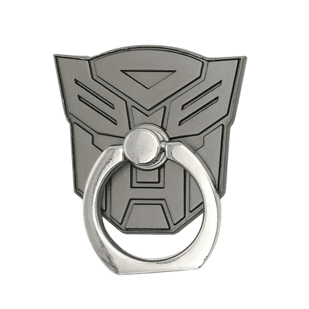 Transformers: Licensed Phone Ring Grip & Kickstand - AUTOBOT - Zinc Alloy, 360° Rotation, Smartphones & Tablets, iPad, iPhone, Android, Samsung, Galaxy, Note, LG - Swordfish Tech