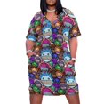 thumbnail image 1 of Boognish-vestido holgado de arcoíris con bolsillo para mujer Vestidos de Noche de lujo para mujer vestidos de fiesta para ocasis especiales, 1 of 6
