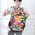 thumbnail image 6 of FORMRS School Backpack 17" Student Travel Bag with Laptop Compartment, Pink Floral Blooms, 6 of 7