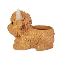 Adorable Llama Shaped Ceramic Planter Pot for Succulents Cacti and Small Plants White Decorative Home Decor