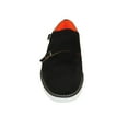 thumbnail image 3 of Men Tayno Dressy Casual Soft Suede Comfortable Double Buckle #Freshman Black, 3 of 9
