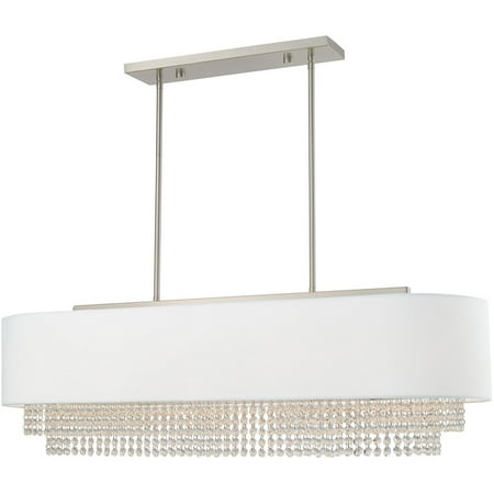 

Island Lighting 5 Light Fixtures With Brushed Nickel Finish Steel Material Medium 21 500 Watts