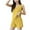 Yellow, variant on cfhntfmh Pajama Sets for Women 2pc Pjs Sleepwear Sets Soft Sleeveless Scoop Neck Tank Tops Comfy Ruffle Hem Wide Leg Shorts