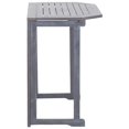 thumbnail image 3 of Mesa plegable para balcón exterior VidaXL, madera de acacia, color gris, 90 x 50 x 74 cm, 3 of 9