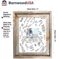 thumbnail image 3 of Rustic Farmhouse 11" x 14" Wedding Signature Frame, Displays 5" x 7" Photo, 3 of 5