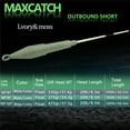 thumbnail image 3 of Outbound Short Fly Fishing Line 6-10wt 100FT Weight Forward Saltwater Fly Line With 2 Welded Loops with Spool and Box Mainline, 3 of 6