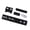 Black, variant on Refrigerator Sliding Rails Set Heavy Duty Smoothly Gliding Tracks for Built In Fridge Modified Tool Easy Installation