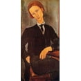 thumbnail image 2 of Modigliani, Amedeo 14x24 Gold Ornate Wood Framed with Double Matting Museum Art Print Titled - Monsieur Baranowski, 2 of 4