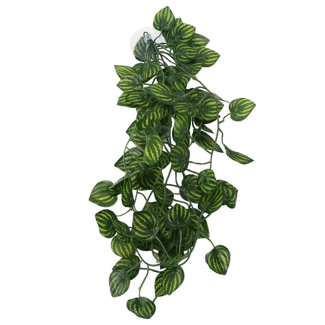 ESTINK Simulation Rattan Landscaping, Shape Fine Workmanship Neatly Cut Edges Hanging Plant False Vine For Decoration And Landscaping Of Fish Tanks