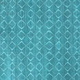 thumbnail image 1 of Ahgly Company Indoor Square Trellis Light Blue Modern Area Rugs, 5' Square, 1 of 4