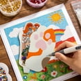 thumbnail image 3 of Plateau et Organisateur de Peinture en Forme de Chat, Support d'Outils d'Art Portable avec Plusieurs Compartiments pour Rangement de Perles, 3 of 5