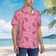 thumbnail image 3 of Fotbe Watermelon Camisa Hawaiana para Hombre Unisex – Camisa Casual de Verano con Botones de Manga Corta de Algodón y Lino,Small, 3 of 7