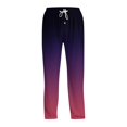 thumbnail image 7 of JGNGSHN Men's Gradient Sleep Pants, Elastic Waist Pajama Bottoms with Drawstring and Pockets, Soft Wide Leg Loungewear Trousers, 7 of 7
