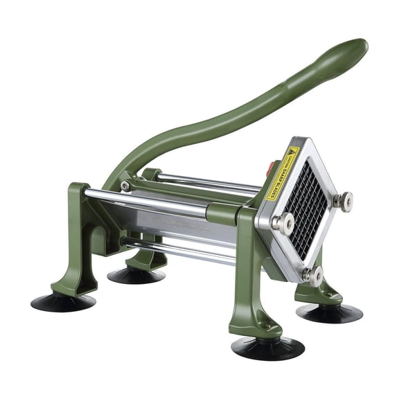 French Fry Cutter Stainless Steel Potato Vegetable Slicer Chopper w/ Blade