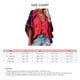 thumbnail image 4 of Blusa De Gasa Con Manga De Murciélago, Parte Superior De Gasa Teñida Anudada A Máquina, Cuello En V Profundo, Ajuste Holgado Para Compras Para Mujeres Para Vacaciones ZAQW M rojo, 4 of 5