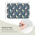 thumbnail image 4 of Pofeuu Cute Rabbit Floral Print Hem Mat 40x60 - Multipurpose Doormat for Indoor & Outdoor Use - Welcome Your Guests with our Entrance Mat, 4 of 6