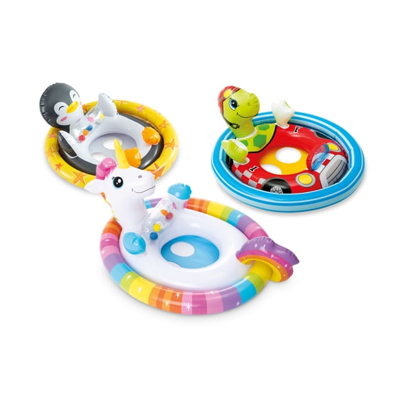 Intex See-Me-Sit Animal Pool Riders for Ages 3-4 (Colors/Styles Vary)