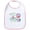 Petal Pink, variant on CafePress - Peppa Pig: Splish Splash - Cute Cotton Cloth Baby Bib, Toddler Bib
