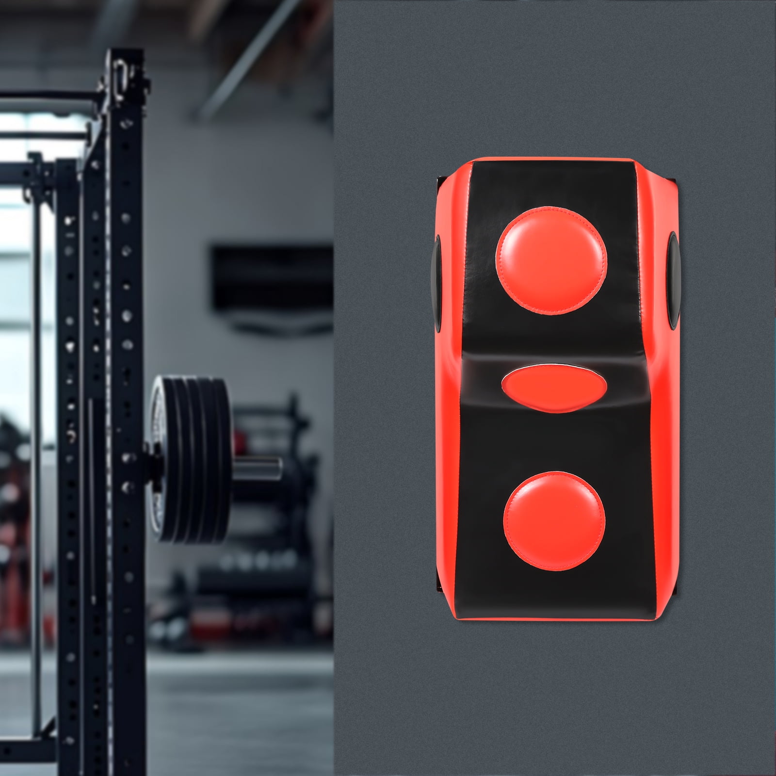 Heavy-Duty Wall-Mount Uppercut Boxing Pad with Steel Frame, Shock Absorbing Sponge, 881.85 lbs Force Resistance, Ideal for Home Workouts
