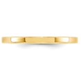 thumbnail image 3 of 14k Yellow Gold 2mm Standard Weight Flat Comfort Fit Wedding Band Size 4.5 FLC020, 3 of 5