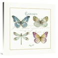 thumbnail image 1 of Global Gallery's 'Rainbow Seeds Butterflies IV' By Lisa Audit Stretched Canvas Wall Art, 1 of 4