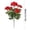 #0797-Red, variant on Cheapark Artificial Geraniums Faux Floral Bundles For Balcony Patio Garden Outdoor Home Yard Lawn Indoor Window Sill Decorative Fake Flowers