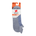 thumbnail image 2 of Hanes Mens Absolute Run Comfort Cushioned Heel Shield Socks, 3-Pairs, 2 of 6