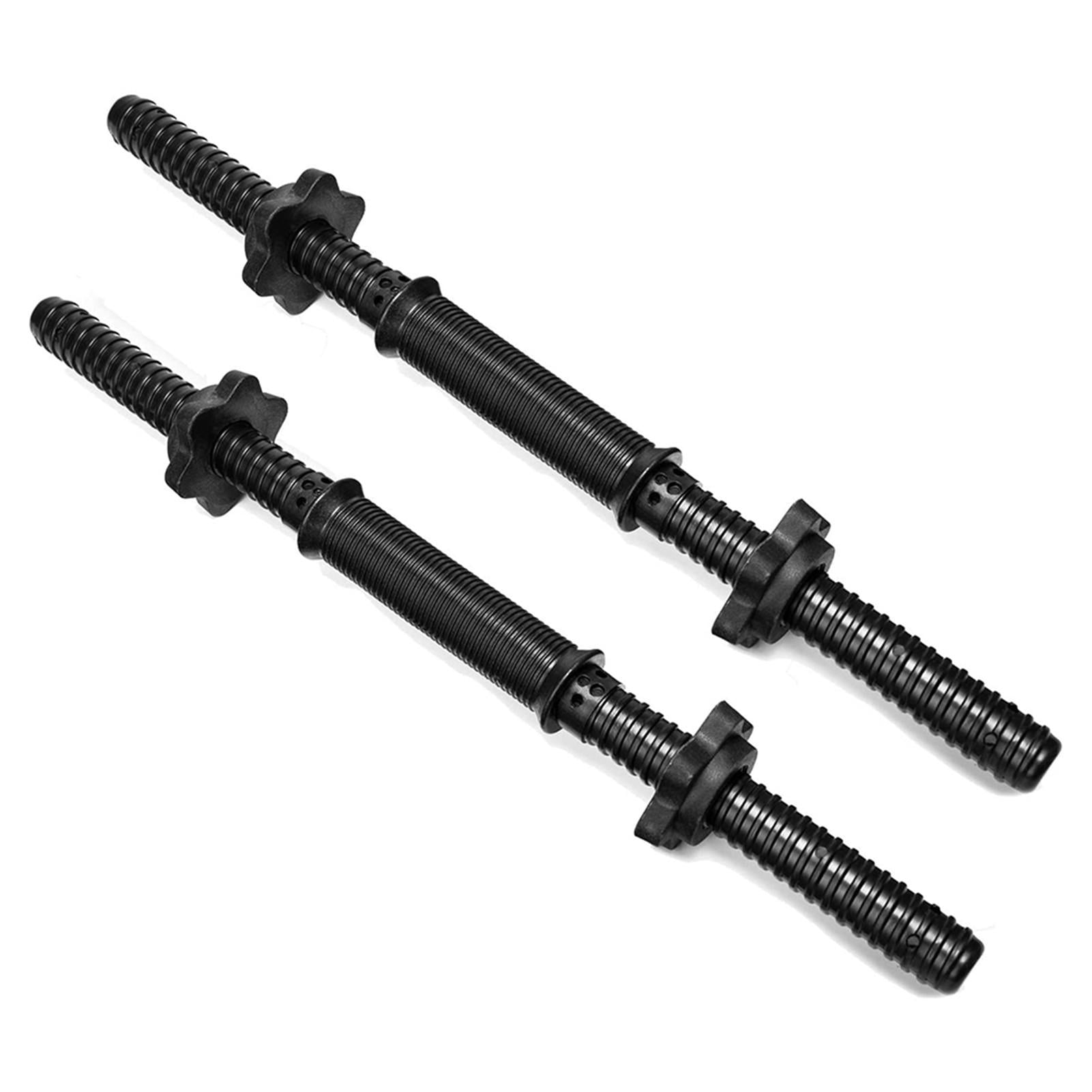 Threaded Dumbbell Handle Set Nonslip Dumbbell Bar Handles with Fixed