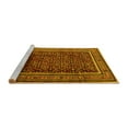 thumbnail image 2 of Ahgly Company Machine Washable Indoor Rectangle Persian Yellow Traditional Area Rugs, 8' x 12', 2 of 4