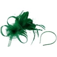 thumbnail image 1 of Delicate Feather Hairband Elegant Floral Headpiece For Women Wedding Party Performance Accessories Versatile Hair Accessory, 1 of 3