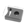 thumbnail image 2 of HEALEEP 8pcs Sliding Door Stop Plastic Grey Protect Shower Door for Homeowners, 2 of 8