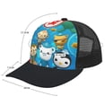 thumbnail image 2 of The Octonauts Adult Baseball Cap Adjustable Sun Visor Hat Prints Trucker Hats Skull Cap Headwear for Men Women, 2 of 6