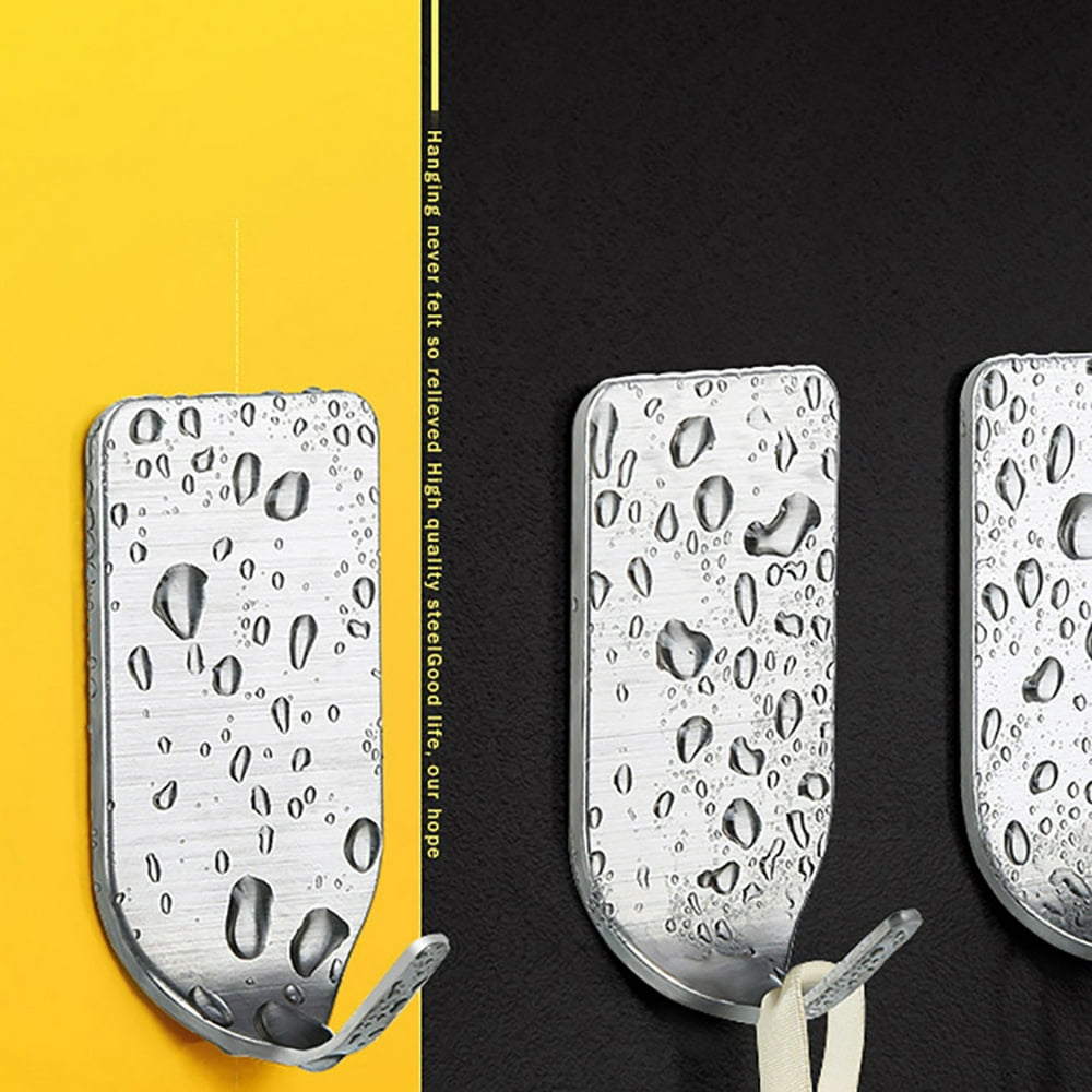Sticky Wall Hangers Self Adhesive Hooks Metal Utility Hanging Hooks