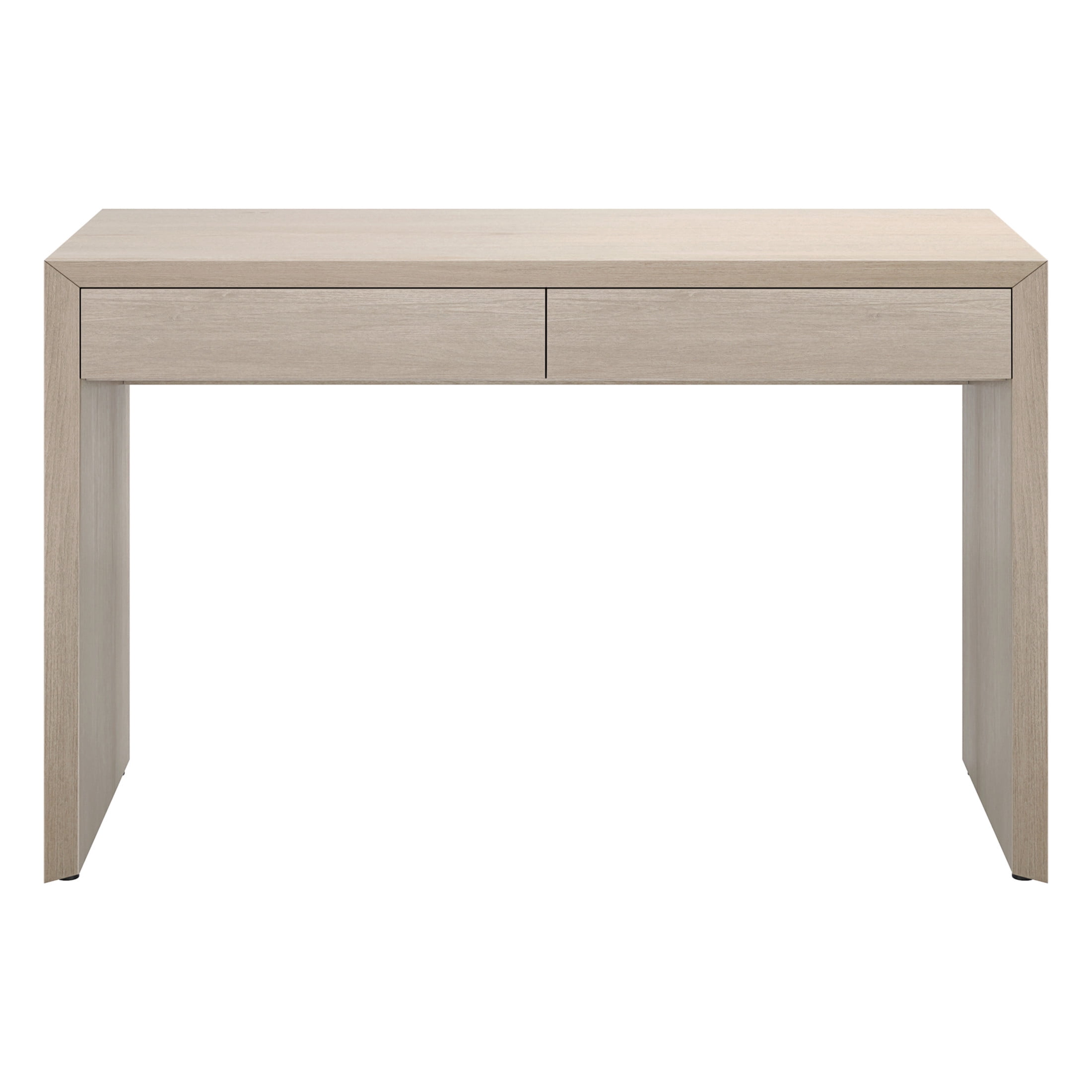 Evelyn&Zoe Modern/Contemporary 48" Wide Alder White Home Office