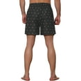 thumbnail image 3 of Pantalones cortos de playa ligeros con estampado de frutas INSPIRE CHIC para hombres Negro 32, 3 of 5