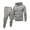 Gray, variant on Fgvctg Sweatsuits Men 2 Piece Outfit Fall Sweatsuits Travel Jogger Sweatpant Comfy Tracksuit Oversized Sweatshirt Lounge Hoodie with Pockets Navy 3XL